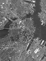 <b>Boston, Massachusetts</b><br>Satellite Image<br>Wall Art