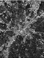 <b>Charlotte, North Carolina</b><br>Satellite Image<br>Wall Art