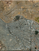 <b>El Paso, Texas</b><br>Satellite Image<br>Wall Art