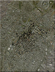 <b>Los Angeles, California</b><br>Satellite Image<br>Wall Art