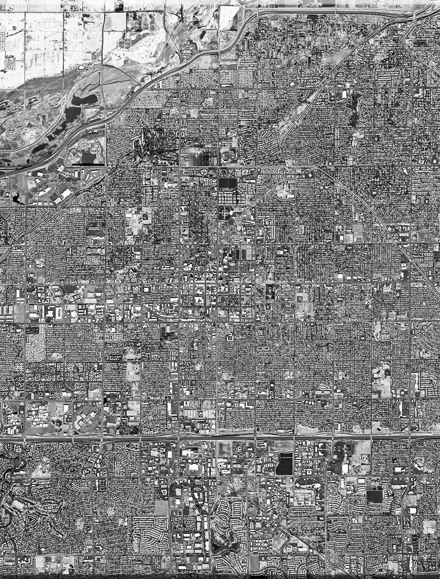 <b>Mesa, Arizona</b><br>Satellite Image<br>Wall Art