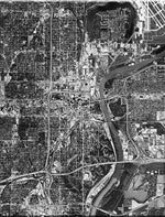 <b>Omaha, Nebraska</b><br>Satellite Image<br>Wall Art